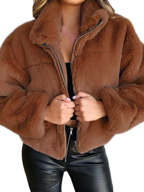 W&W Mode Plüschjacke