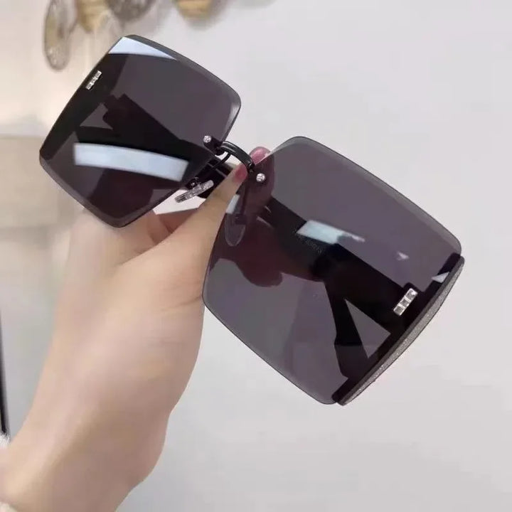 W&W Mode | Stilvolle Quadratische Weinlese Sonnenbrille Für Damen