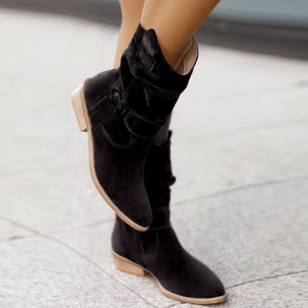 W&W Mode | Damen Stiefel aus Wildleder