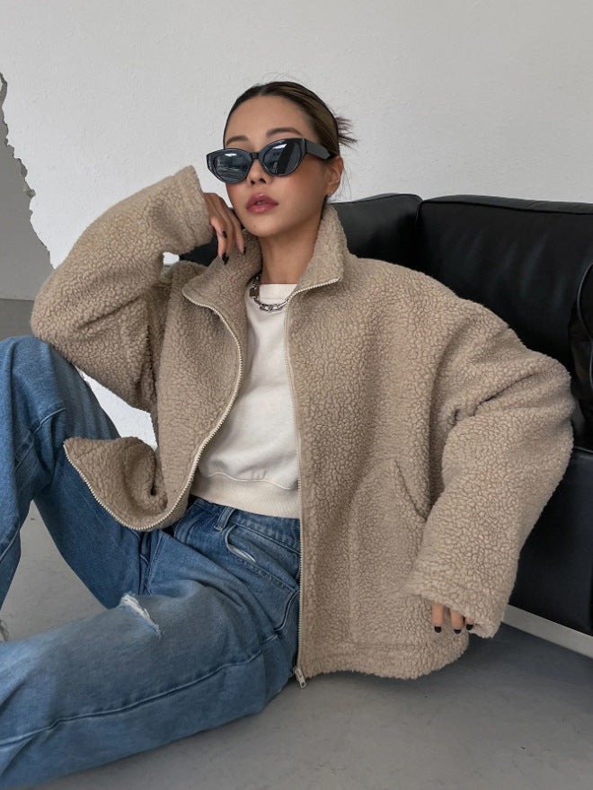 W&W Mode | Warme Teddyjacke für Damen | Comfor