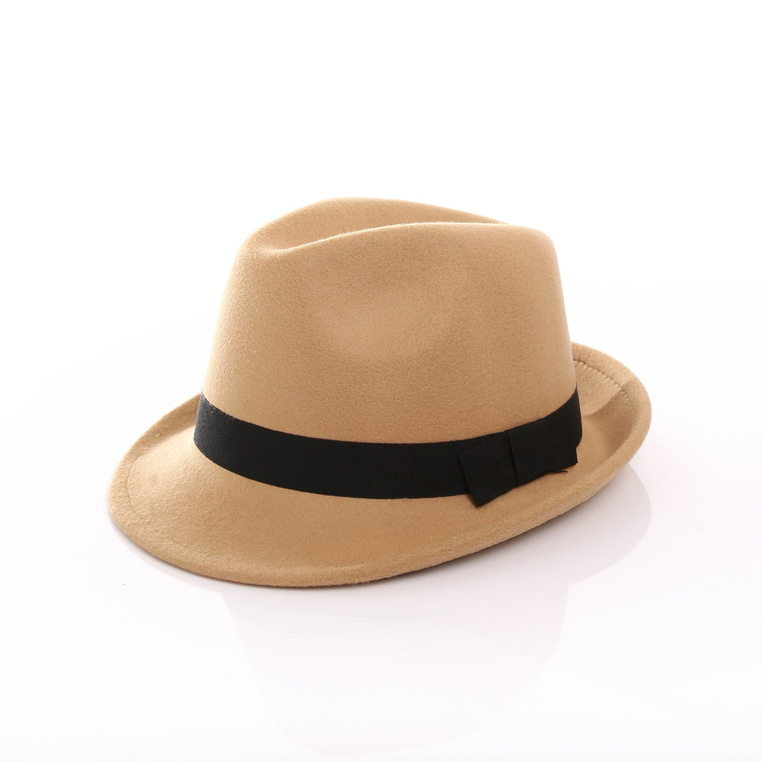 Damen Fedora-Hut aus hochwertigem Wollmix mit stilvollem Band W&W Mode