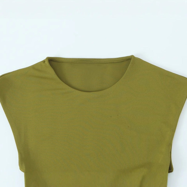 Damen Maxikleid mit elegantem Wickeldesign und raffinierten Raffungselementen W&W Mode