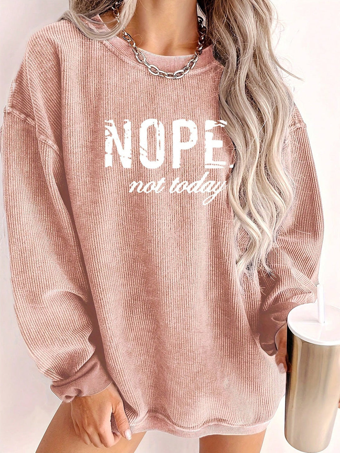 W&W Mode | Fashion Print Locker Langarm-Tee