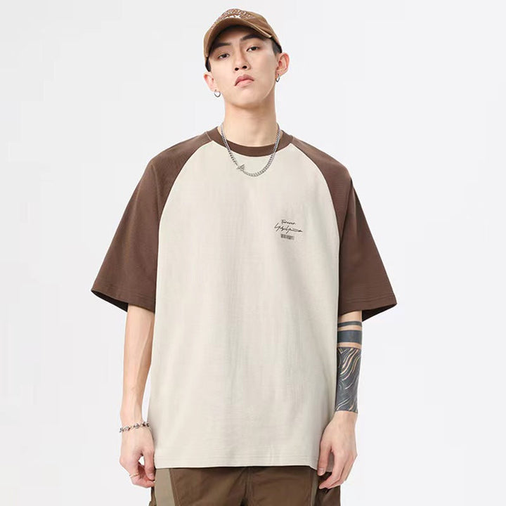 Herren lässiges Raglan-T-Shirt mit urbanem Design und komfortablem Schnitt W&W Mode