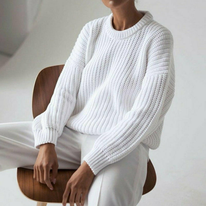 W&W Mode | Lässiger Fester Strickpullover