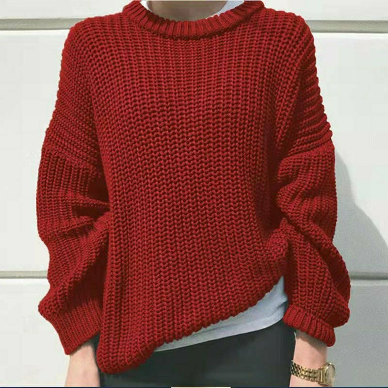 W&W Mode | Lässiger Fester Strickpullover