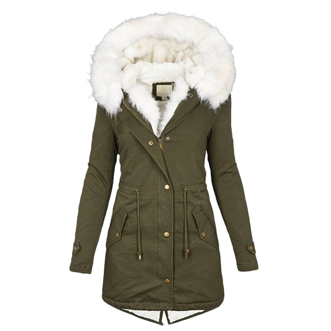 W&W Mode | Gepolsterte Jacke mit warmem Plüschfutter für Damen