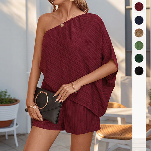 Damen Jumpsuit mit asymmetrischem Schnitt und lässigem Design W&W Mode