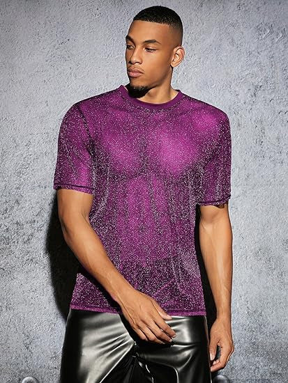 W&W Mode | Sexy Semi Runde Hals T-shirt Für Männer