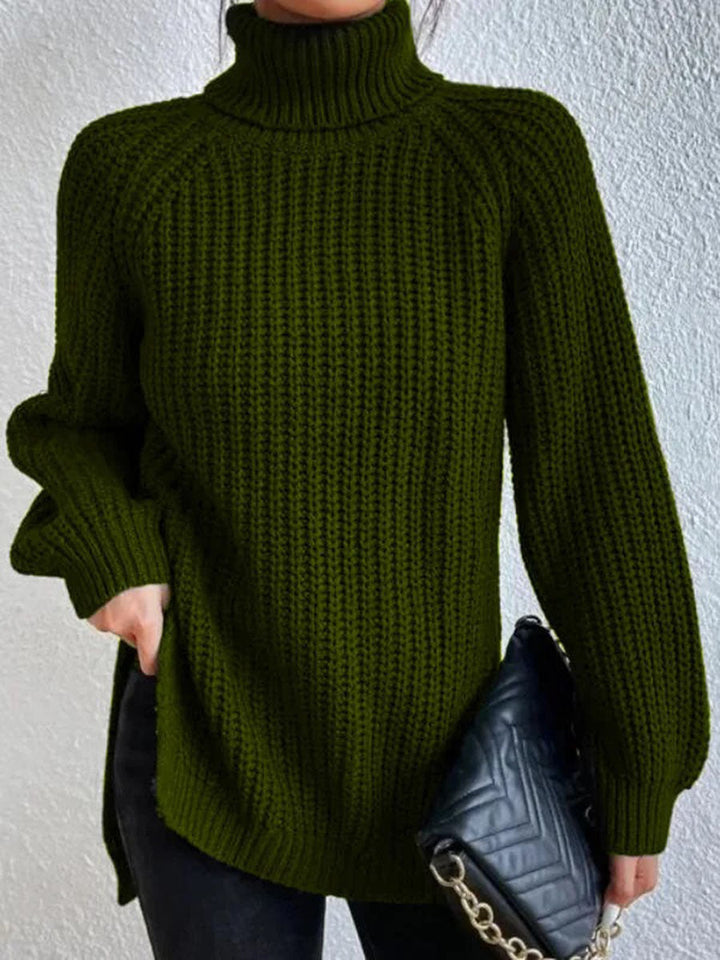 W&W Mode - Rollkragenpullover Übergroß