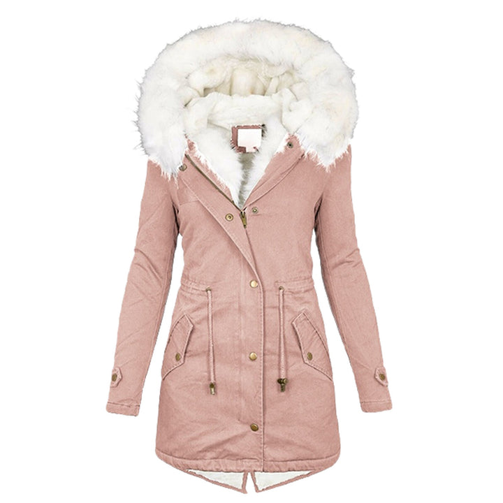 W&W Mode | Gepolsterte Jacke mit warmem Plüschfutter für Damen