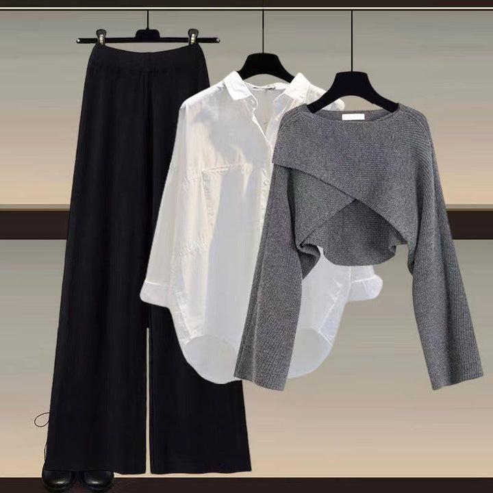 W&W Mode | Bequemes Dreiteiliges Langarm Set