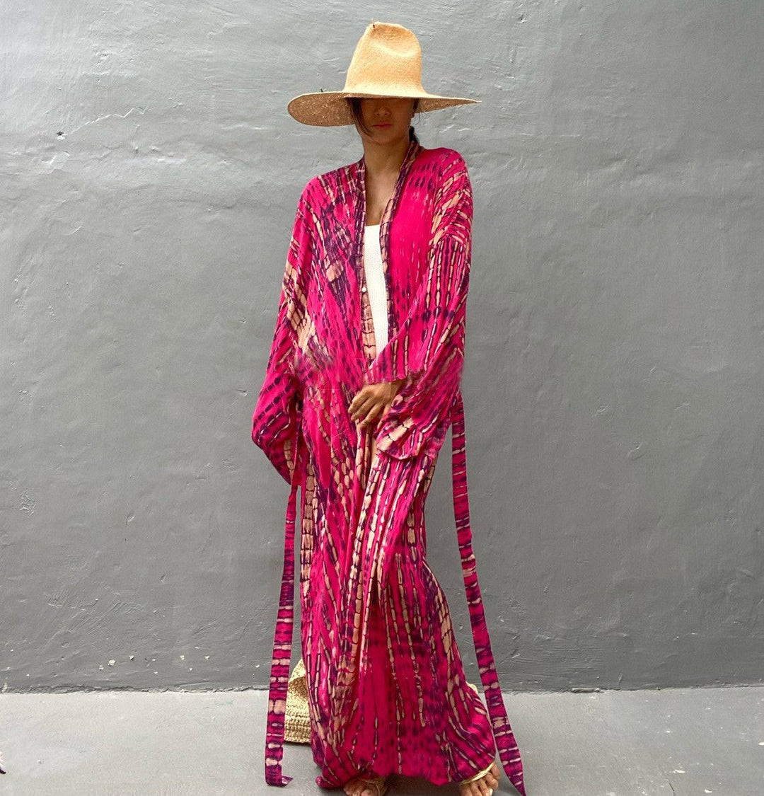 Damen Kaftan Kleid W&W Mode