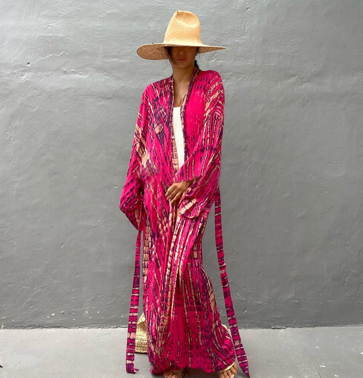 Damen Kaftan Kleid W&W Mode