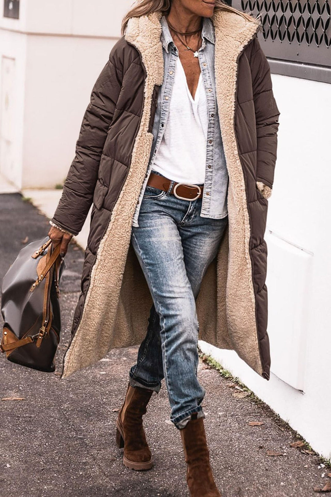 W&W Mode | SHERPA FÜTTERUNG Mantel