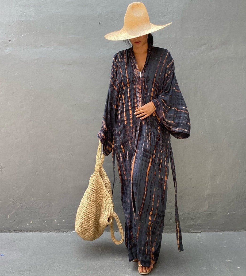 Damen Kaftan Kleid W&W Mode