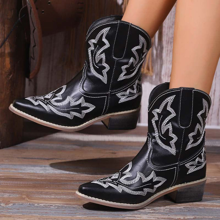 W&W Mode | Vintage Bestickte Stiefel