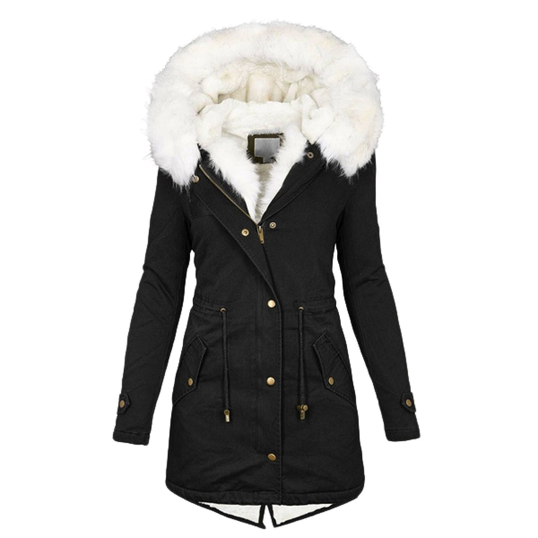 W&W Mode | Gepolsterte Jacke mit warmem Plüschfutter für Damen