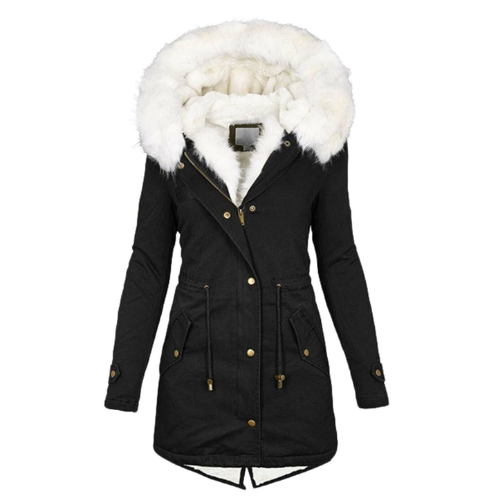 W&W Mode | Gepolsterte Jacke mit warmem Plüschfutter für Damen