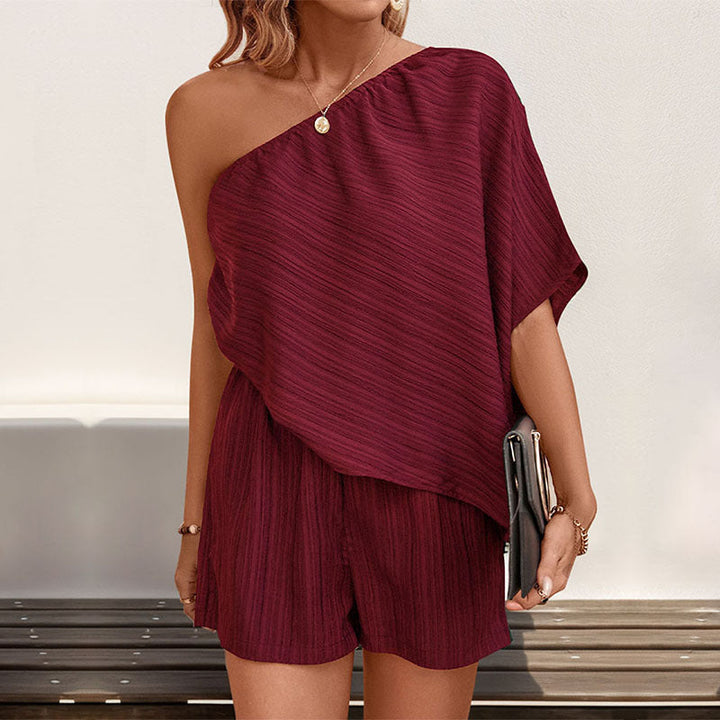 Damen Jumpsuit mit asymmetrischem Schnitt und lässigem Design W&W Mode