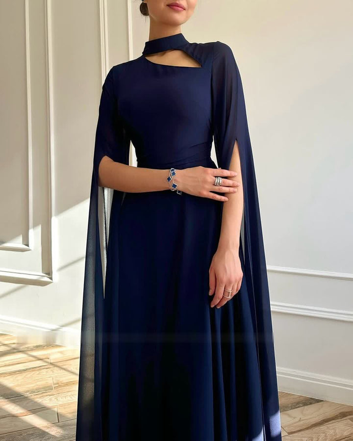 W&W Mode | Leichtes Chiffon-Party-Cape