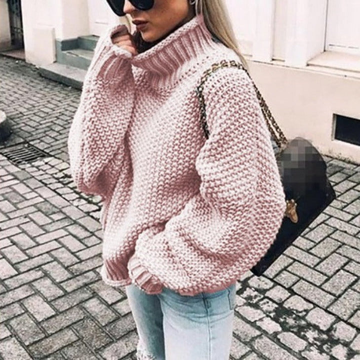 Pulli mit halbem Kragen