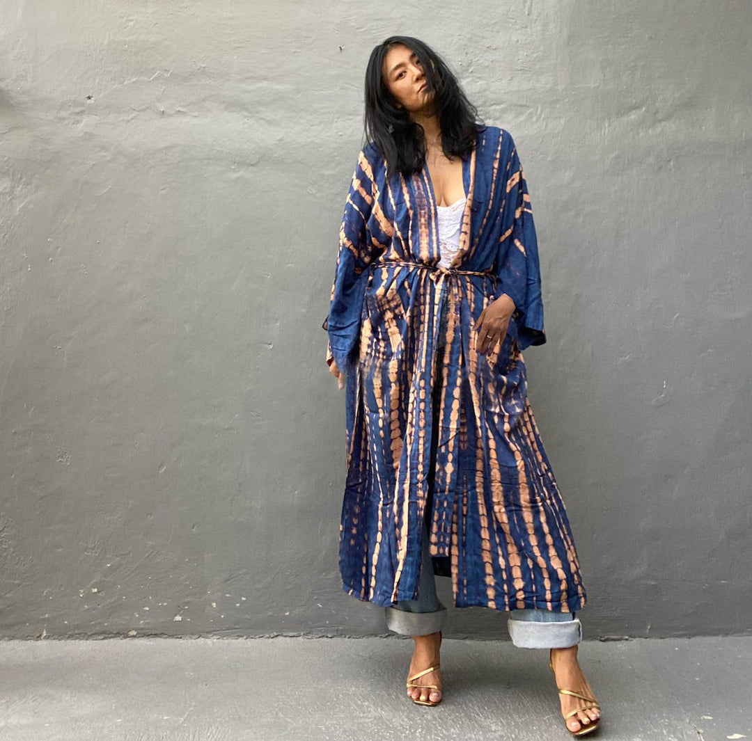 Damen Kaftan Kleid W&W Mode