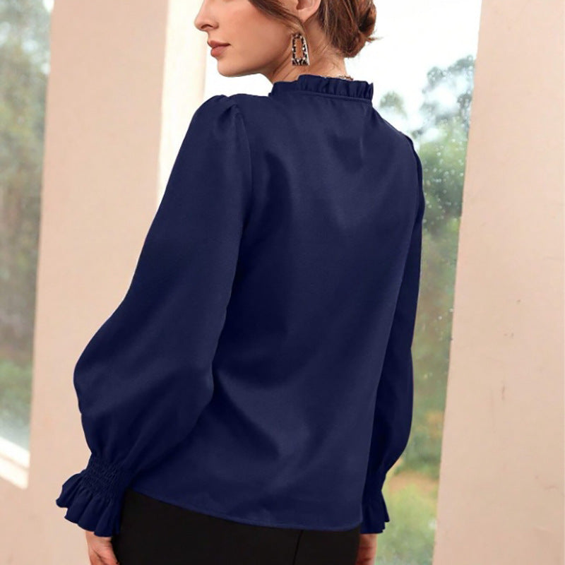 W&W Mode | Satin Langarmshirt