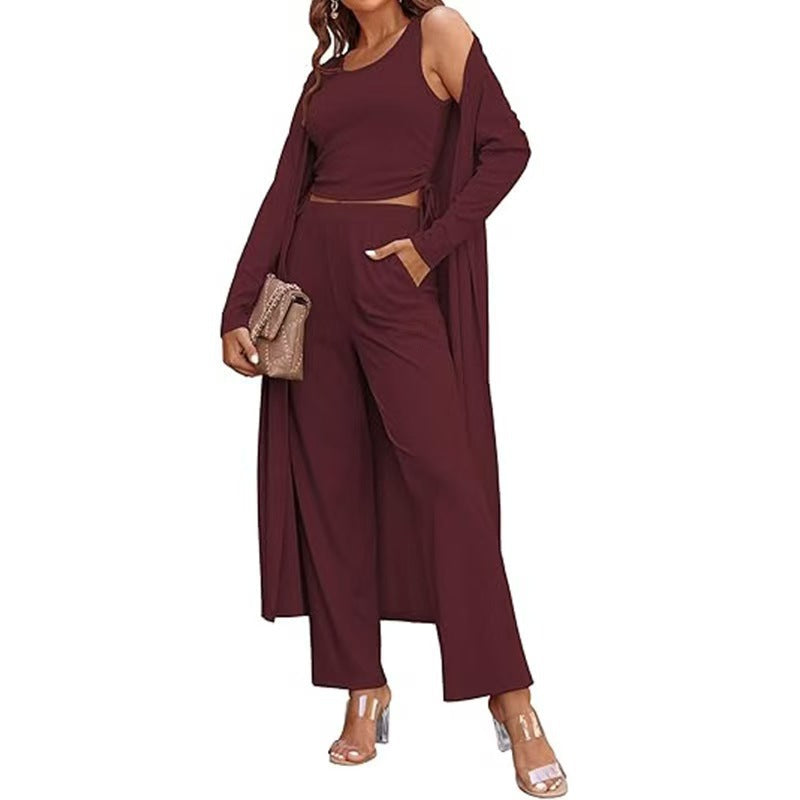 W&W Mode | Strickweste Taschen Drei-Teile-Set