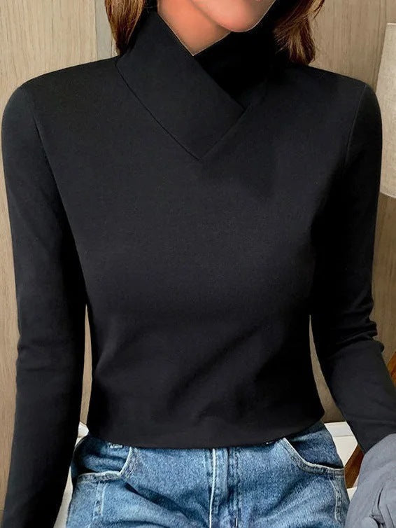 W&W Mode | Elegante Bluse mit Stehkragen