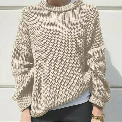 W&W Mode | Lässiger Fester Strickpullover