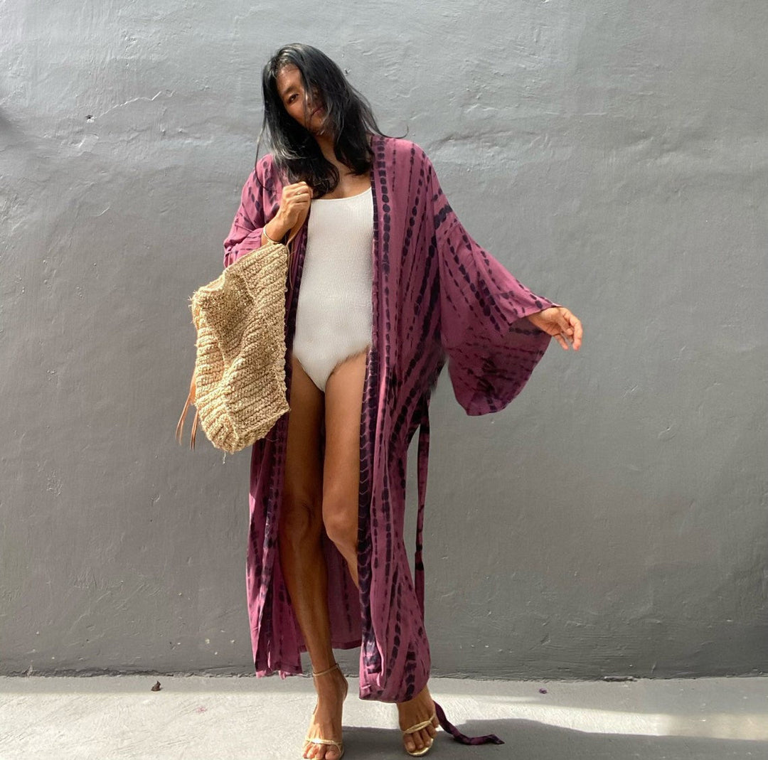 Damen Kaftan Kleid W&W Mode