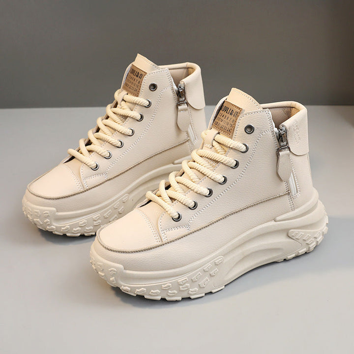 W&W Mode | Lässige Plateau Knöchelhohe Sneaker