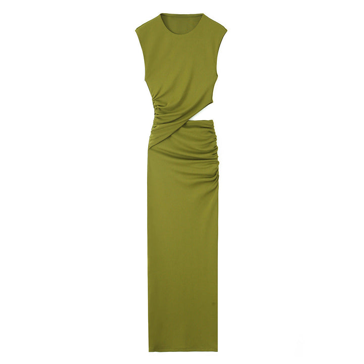 Damen Maxikleid mit elegantem Wickeldesign und raffinierten Raffungselementen W&W Mode