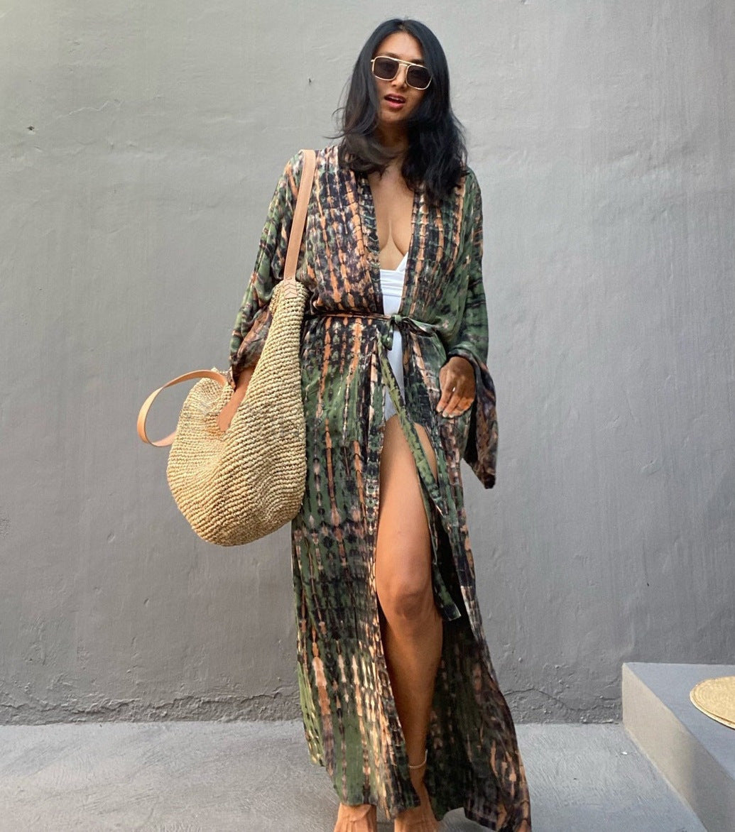 Damen Kaftan Kleid W&W Mode