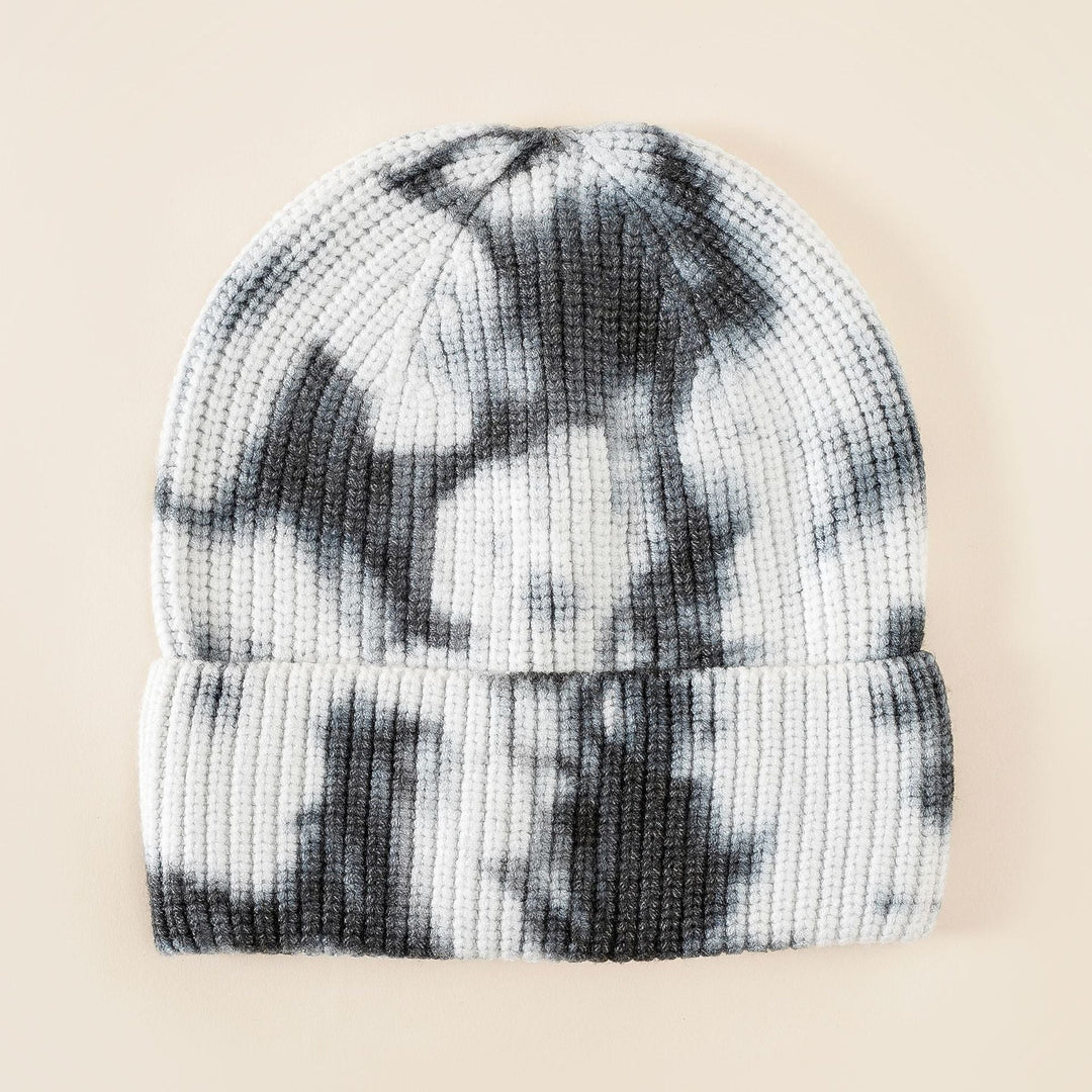 Damen Beanie-Mütze mit modernem Batikdesign und komfortabler Passform W&W Mode