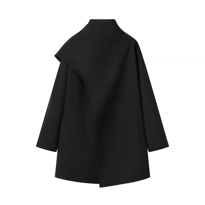 W&W Mode | Stehkragen Cape-Stil Mantel