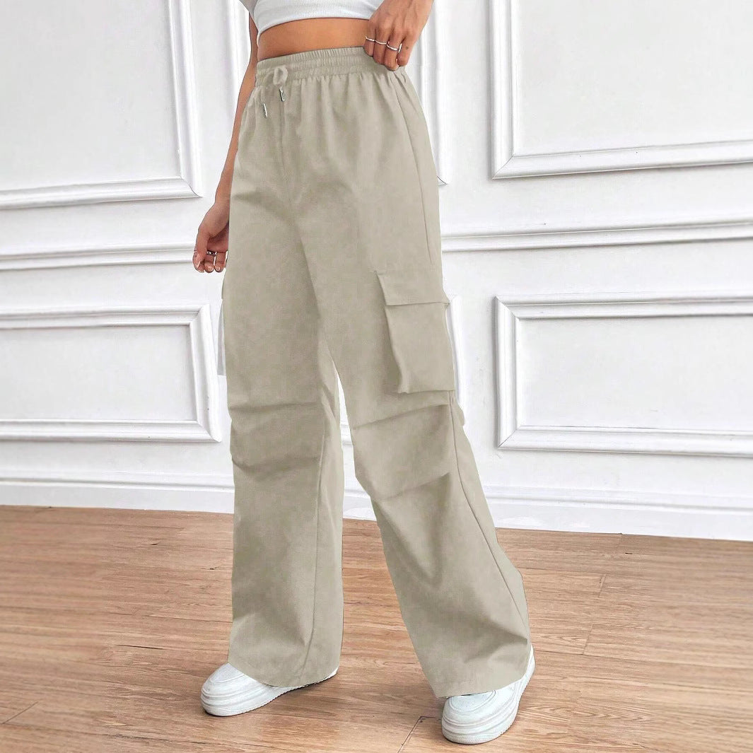 Damen Cargo-Hose mit hochmodernem Schnitt und praktischen Taschen W&W Mode