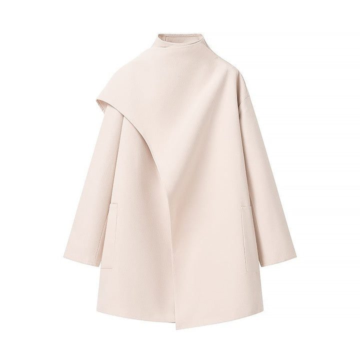 W&W Mode | Stehkragen Cape-Stil Mantel