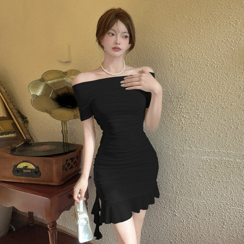 W&W Mode | Mesh Off-Shoulder Bodycon Kleid