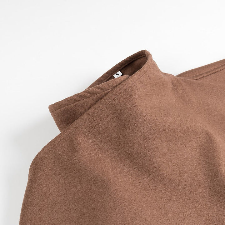 W&W Mode | Stehkragen Cape-Stil Mantel