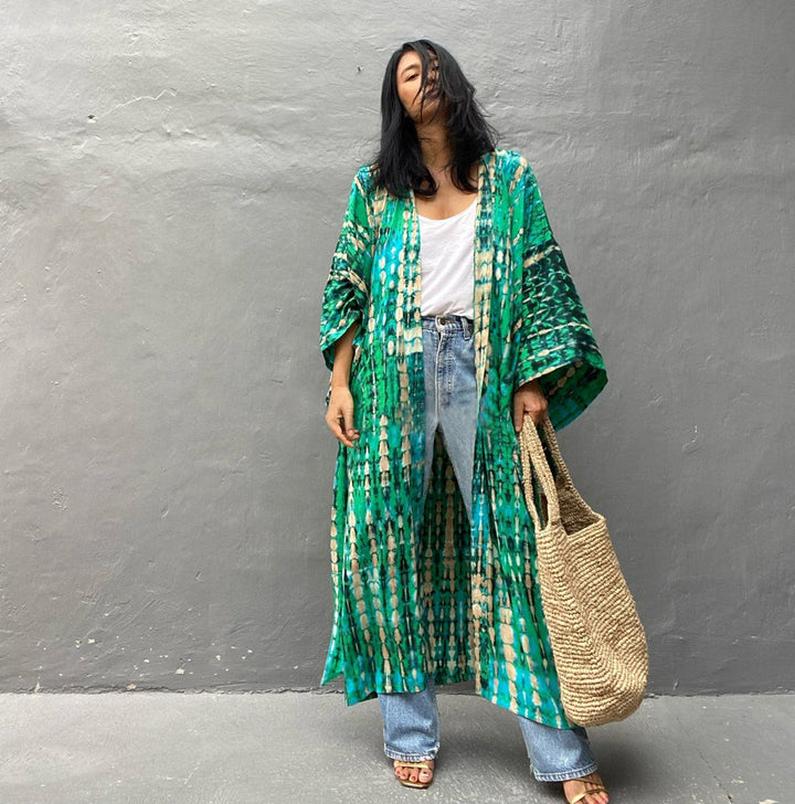 Damen Kaftan Kleid W&W Mode