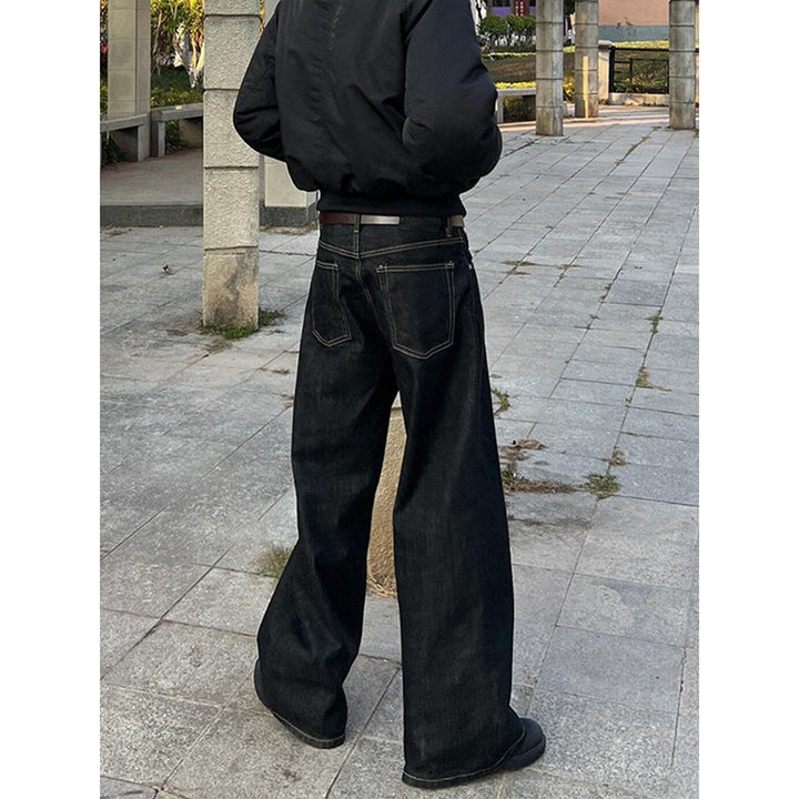 W&W Mode | Herren Sommerweite Denim-Jeans