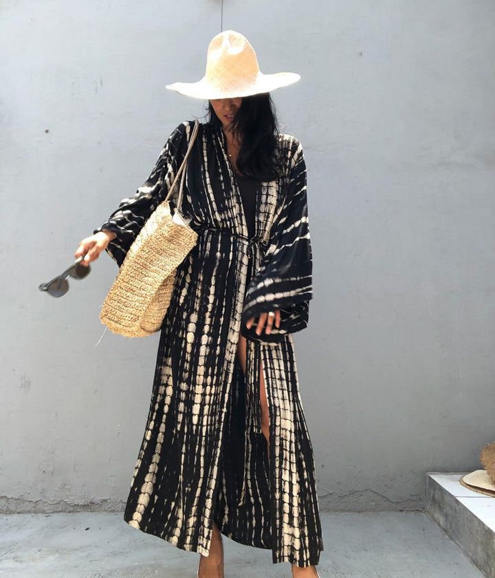 Damen Kaftan Kleid W&W Mode