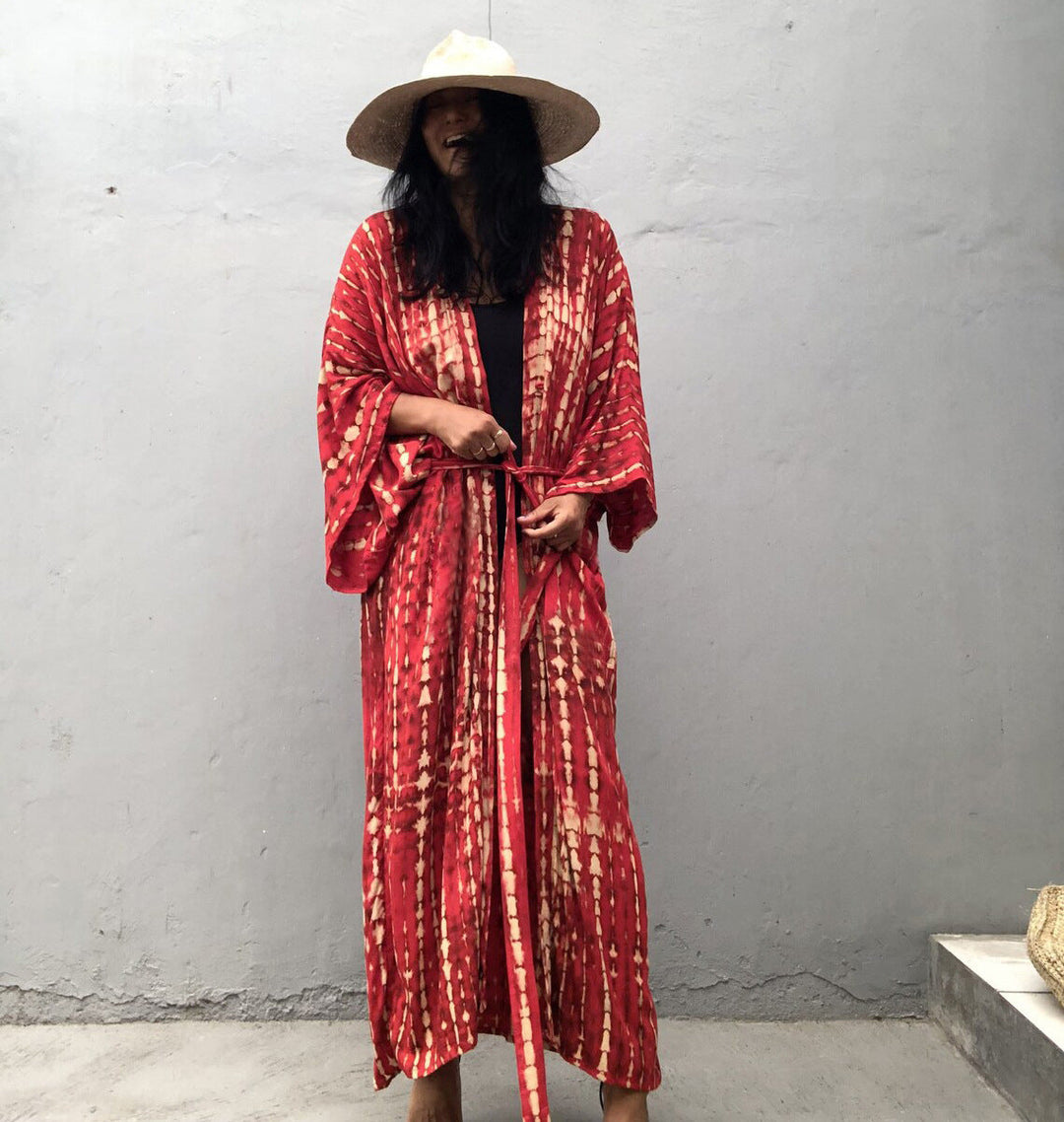 Damen Kaftan Kleid W&W Mode