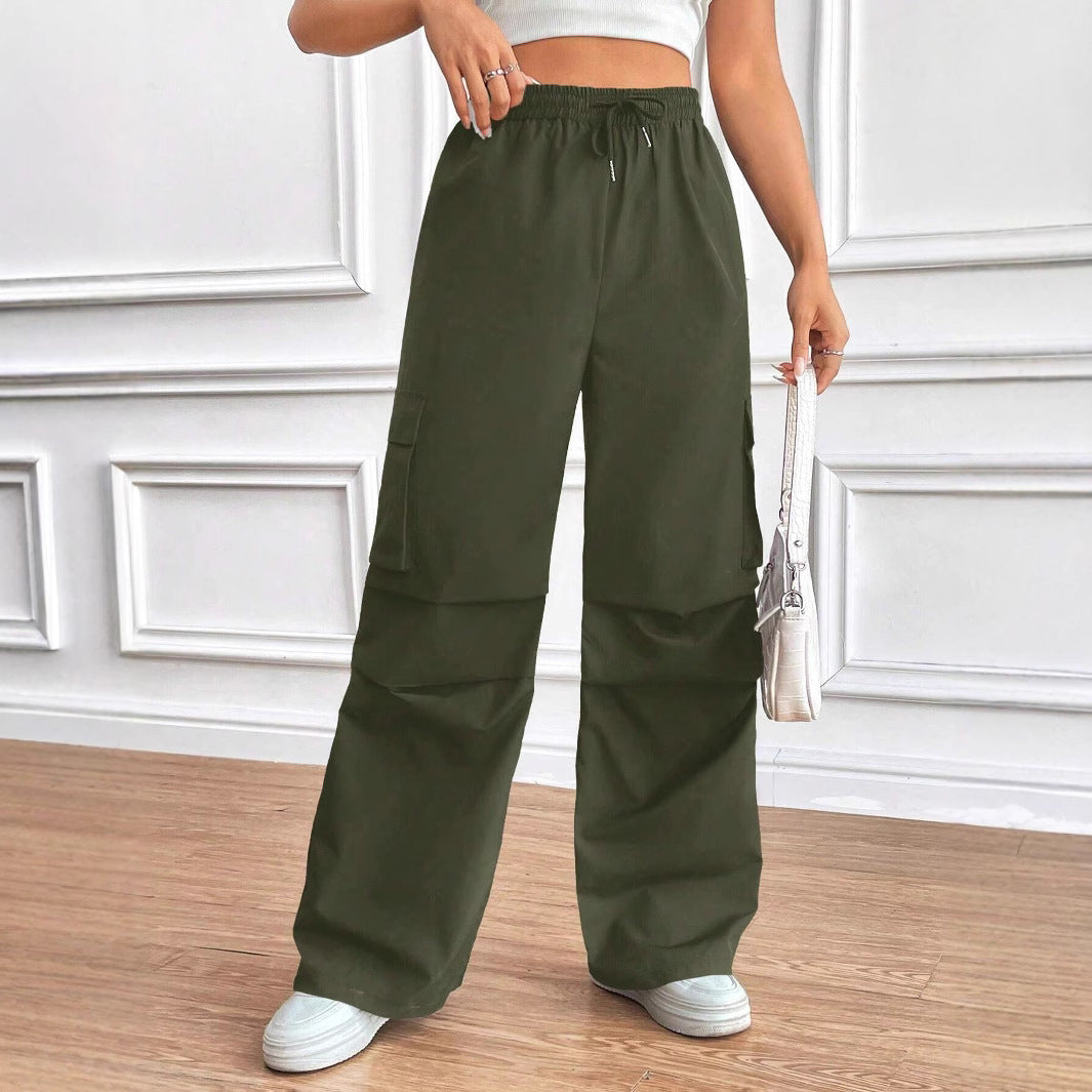 Damen Cargo-Hose mit hochmodernem Schnitt und praktischen Taschen W&W Mode