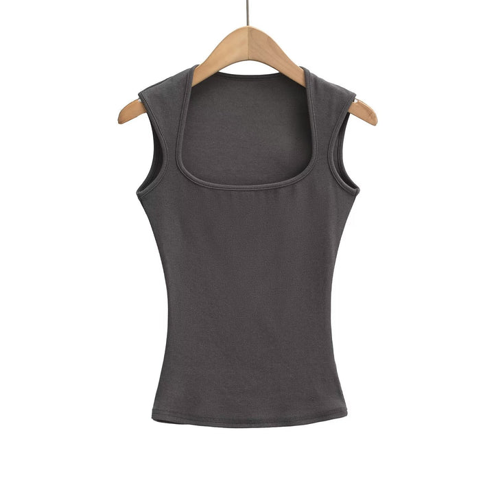 Damen ärmelloses Oberteil aus weichem, elastischem Material W&W Mode