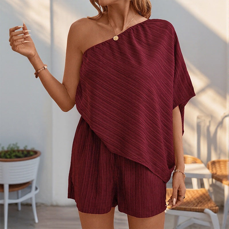 Damen Jumpsuit mit asymmetrischem Schnitt und lässigem Design W&W Mode