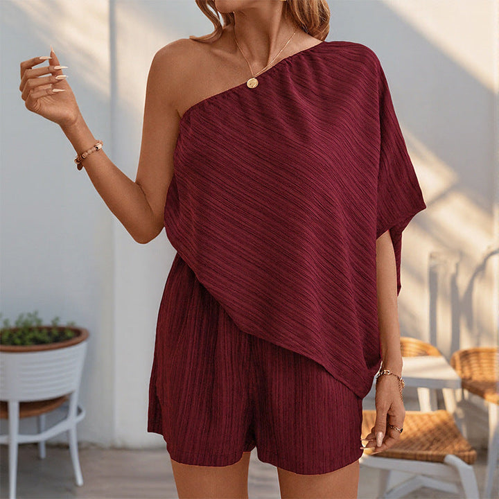 Damen Jumpsuit mit asymmetrischem Schnitt und lässigem Design W&W Mode