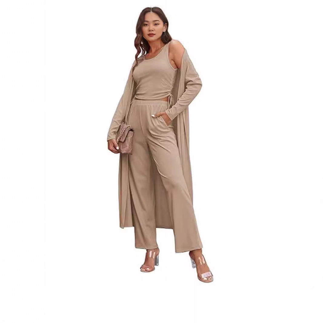 W&W Mode | Strickweste Taschen Drei-Teile-Set